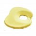 NEW Baby Infant Head Rest Support Cotton Pillow Memory Foam Prevent Flat (Yellow) by COFFLED