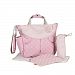 Biscotti Sumo Messenger Diaper Bag & Backpack By okiedog (Pink)