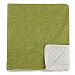 My Blankee Swirls Organic Cotton Lime Green w/ Minky Dot Cream Baby Blanket, 30" X 35"