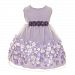 Kids Dream Baby Girls Lavender Taffeta Flowers Sleeveless Easter Dress 6M