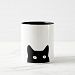 Black Cat Two-tone Coffee Mug