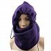 Lowpricenice Protective Motorcycle Fleece Neck Full Face Outdoor Mask Cover Hat Cap (Purple)