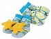 Stephan Baby Go Fish Rattle Socks, Sea Turtle and Yellow Starfish