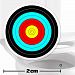 10 x Archery Target Toilet Stickers - 2cm Wide - Cleaner Bathroom/Restroom Floor In A Flash With No Cleaning Products - Helps Improve Aim And Hit The Target - Toilet/Potty/Urinal Training Aid Aiming Reward - Suitable For Children, Toddlers, Boys And Ad...