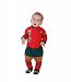Footysuit FOOTYPT12-18 Portugal Soccer Baby Sleepsuit, 12-18 Months