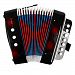Kid's Toy Instrument /Kid's Accordion For Both Boys and Girls , Black