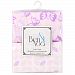 Kushies Baby Percale Burp Pads 2-Pack, Pink Petals/Pink Butterfly