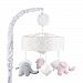 Just Born Musical Mobile, Grey/Pink Elephants