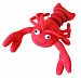 Zubels Larry The Lobster 7 X 3-Inch, Red Plush Toys