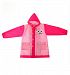 Korean Star Lovely Baby Raincoat Fashion Children Rainwear Deep Pink Dot S