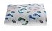 3 Pack, Hospital Receiving Blankets, Baby Blankets, 100% Cotton, 34x40, Footprints