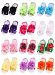 Lovinglove Toddler Baby Barefoot Girls Foot Flower Sandals Shoes (12 Packed)