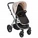 babyroues Letour Classic Stroller, Tan/Frosted Silver Frame
