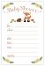 Fox Baby Shower Invitations - Fill In Style (20 Count) With Envelopes