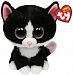 Ty Beanie Boo 7136924 Beanie Toy 21.5 cm Large Pepper Buddy Cat Black / White by Ty