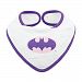 Bumkins Dc Comics Bandana Bib, Batman Purple, 0-9 Months by Bumkins