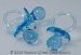 2-1/2" Clear Blue Acrylic Baby Pacifier Shower Favor 36-pcs. by Factory Direct Craft