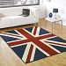 Union Jack Rug - Red Blue & Cream - Ideal For Bedrooms - Weddings - Childrens Kid Rooms - 80 x 150cm by Modern Style Rugs