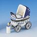 Mazel Tov Baby Boy Hinged Box Carriage with Baby Bottle Treasure by Rite Lite Ltd.