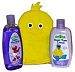Sesame Street Lavender Baby Shampoo and Night Time Lotion. Plus Yellow Ducky Washing Mitt. (3 Items in All)