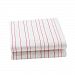 Auggie Crib Sheet, Painted Stripe/Pink by Auggie