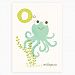 Sea Urchin Studio ABC Wall Art for Kids, O/Octopus by Sea Urchin Studio