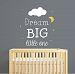 Dream Big Little One Nursery Wall Decal Quote - Nursery Wall Decal - Nursery Room Decor - Baby Room Decor by Lovely Decals World
