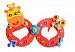 Set of 3 EVA Sticker Easy Crafts for Kids DIY Colorful Glasses(Cute Giraffe)