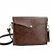 Fashion Story Women Mini Small Vintage Crossbody Satchel Shoulder Handbag (Brown)