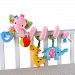 Happy Cherry Infant Baby Spiral Bed Stroller Toy Pink Elephant Design Activity Spiral Plush Toy