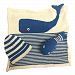 Estella gift-whale Hand Knit Whale Organic Cotton Newborn Baby Gift Set
