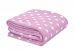 Little Starter Plush Toddler Blanket, Pink Dot