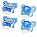 Dr Brown's Prevent Butterfly Pacifier Stage 1, 4 Pack, Blue, 0-6 Months