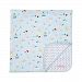 Magnificent Baby Swim Club Reversible Blanket, Blue, One Size