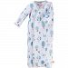 Magnificent Baby Up in the Air Gown, Closed Button, Blue, Newborn
