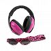 Baby Banz Earmuffs and Infant Hearing Protection and Sunglasses Combo 0-2 Years, Magenta