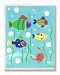 The Kids Room by Stupell Multi-color Fish and Crab Rectangle Wall Plaque by The Kids Room by Stupell