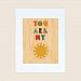 Petit Collage Unframed Print on Wood, Sunshine, Small by Petit Collage