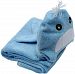 Little Ashkim Bamboo Rayon Hooded Turkish Towel - Blue Whale - 0-24 months by Little Ashkim