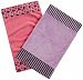 One Grace Place Sassy Shaylee Burp Cloth, Black, Pink and Purple by One Grace Place