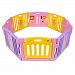Baby Playpen Kids 8 Panel Safety Play Center Yard Home Indoor Outdoor Pink Girls by Playards