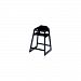 Old Dominion S-4 Black Stackable Wooden High Chair by Old Dominion Wood Products