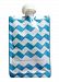 Reusable Baby Food Pouch - 10 Pack Blue Chevron - 5 oz size by Nourish with Style by Nourish with Style