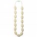 Mama & Little Lulu Silicone Baby Teething Necklace for Moms - Nursing Necklace in Cream - Teething Beads and Baby Teething Toys by Mama & Little