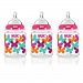 NUK Elephants and Butterflies Fashion Orthodontic Bottle in Assorted Patterns, 5-Ounce, 3 Count by NUK