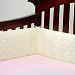Lifenest Breathable Padded Mesh Crib Bumper -Ivory by Lifenest