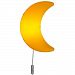 Children's Yellow Moon Wall Lamp, Bulb Is Included by Fasthomegoods