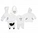 4 Piece Dalmatian Set for Baby Girl 0-3 Months (Padded Jacket, Pants, Tee, Bib) by Just Too Cute