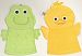 Set of Duck and Frog Wash Mitt Puppets by Greenbriar
