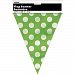 Unique Party Polka Dot Bunting (One Size) (Lime Green)